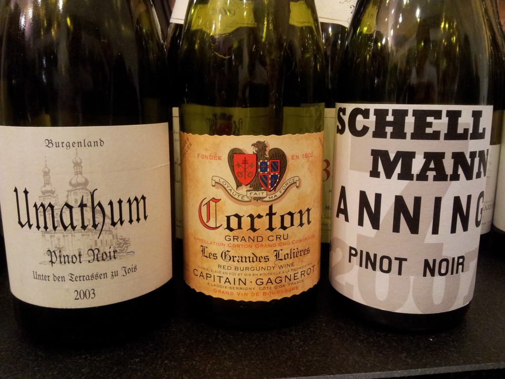 Pinot Noir: Umathum, Captain Gagnerot, Schellmann